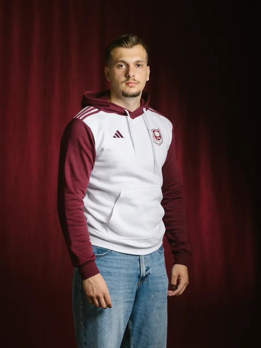 adidas Dukserica - Bordo rukavi