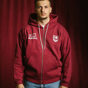 Dukserica - Bordo FKS Club Zipper – slika 1