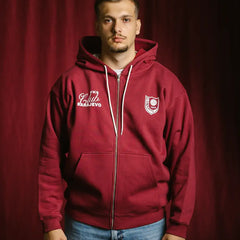 Dukserica - Bordo FKS Club Zipper – slika 1