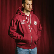 Dukserica - Bordo FKS Club Zipper – slika 4