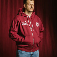 Dukserica - Bordo FKS Club Zipper – slika 4
