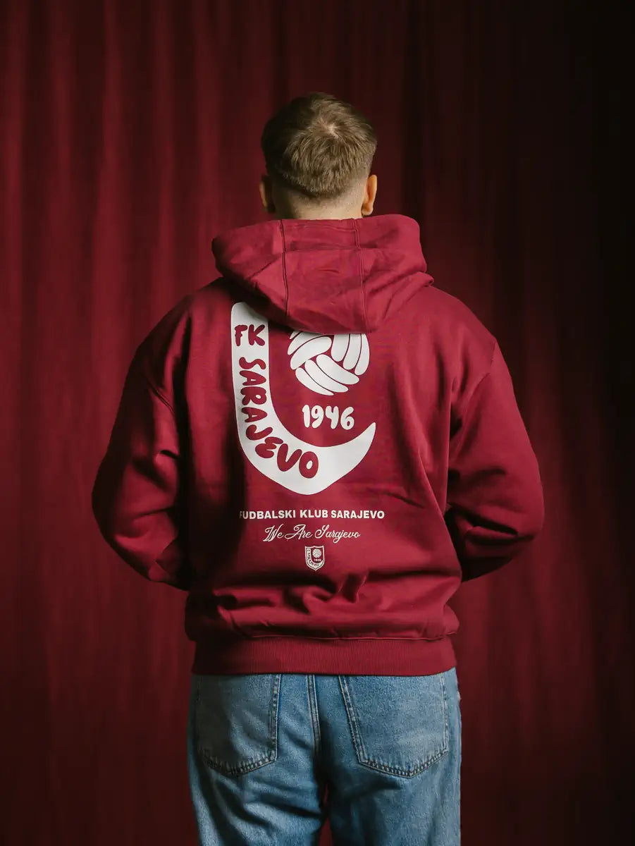 Dukserica - Bordo FKS Club Zipper – slika 5