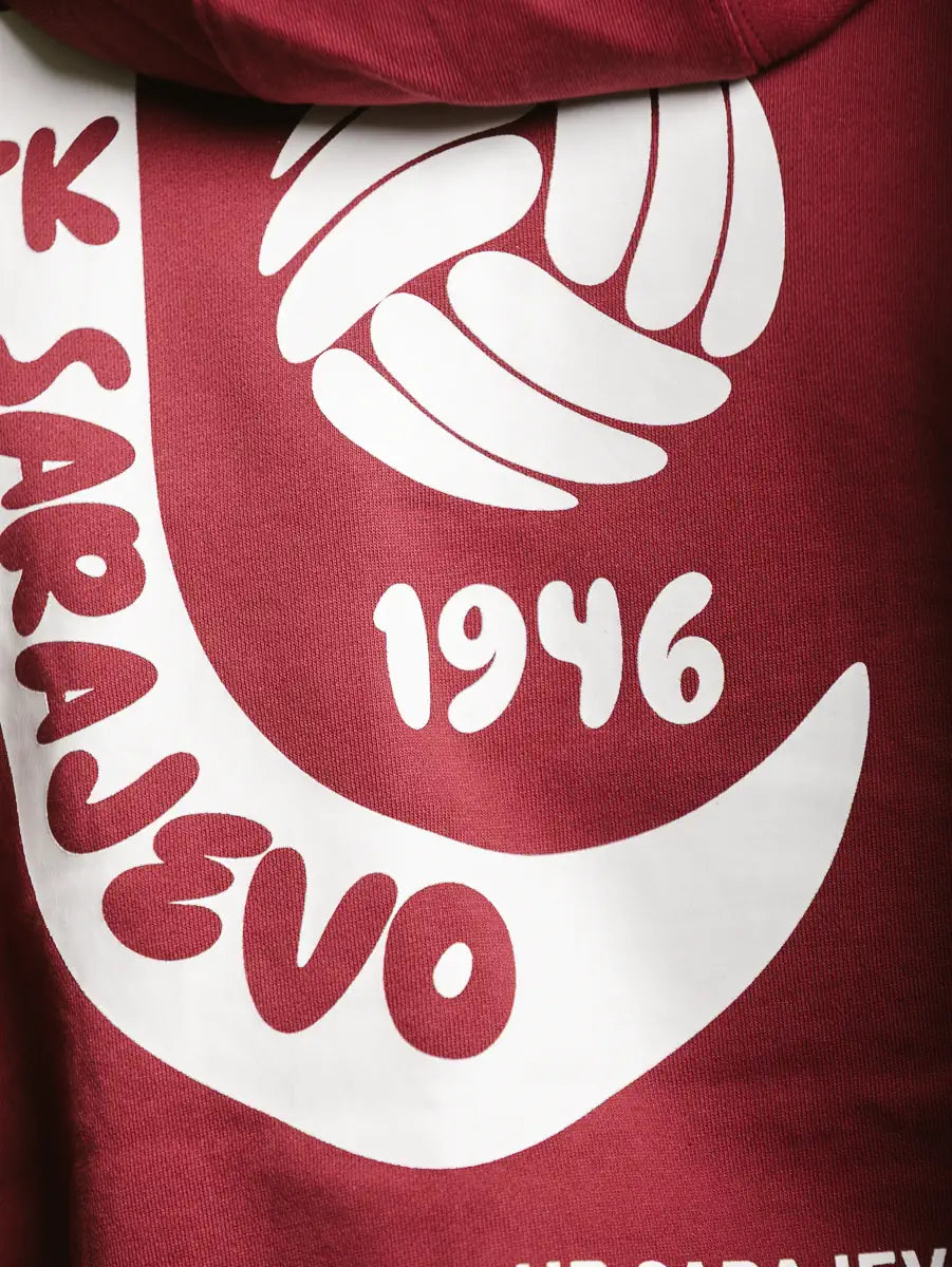 Dukserica - Bordo FKS Club Zipper – slika 9