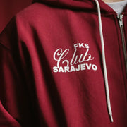 Dukserica - Bordo FKS Club Zipper – slika 10
