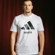adidas pamučna majica – Bijela – slika 2