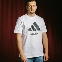 adidas pamučna majica – Bijela – slika 4