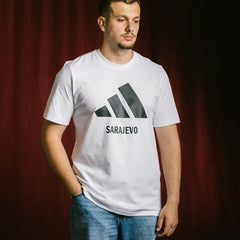 adidas pamučna majica – Bijela – slika 9