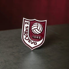 FK Sarajevo Chrome Car Emblem – slika 1