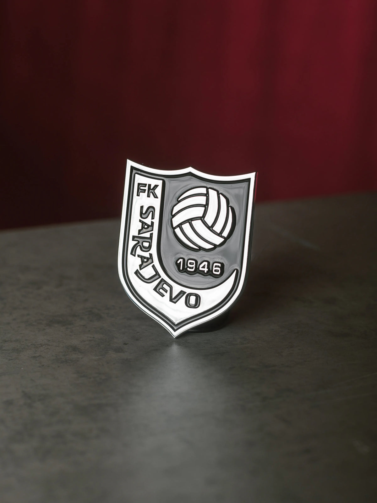 FK Sarajevo Chrome Car Emblem – slika 2