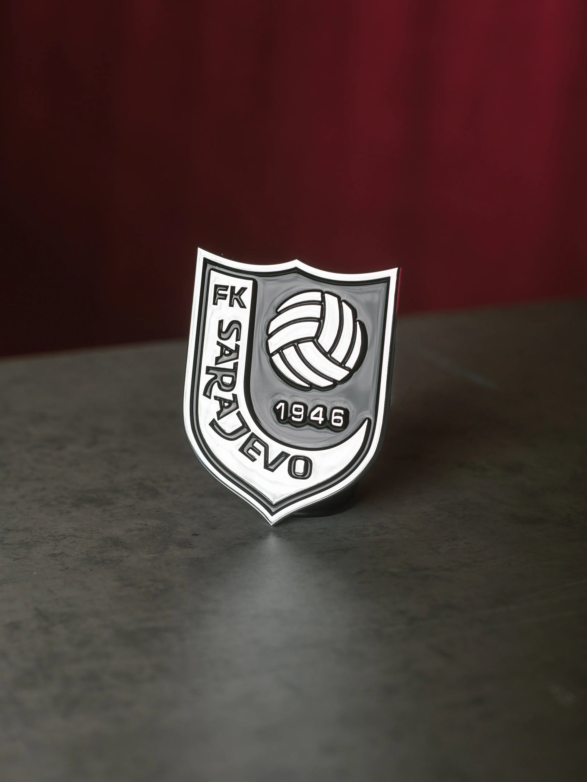 FK Sarajevo Chrome Car Emblem – slika 2
