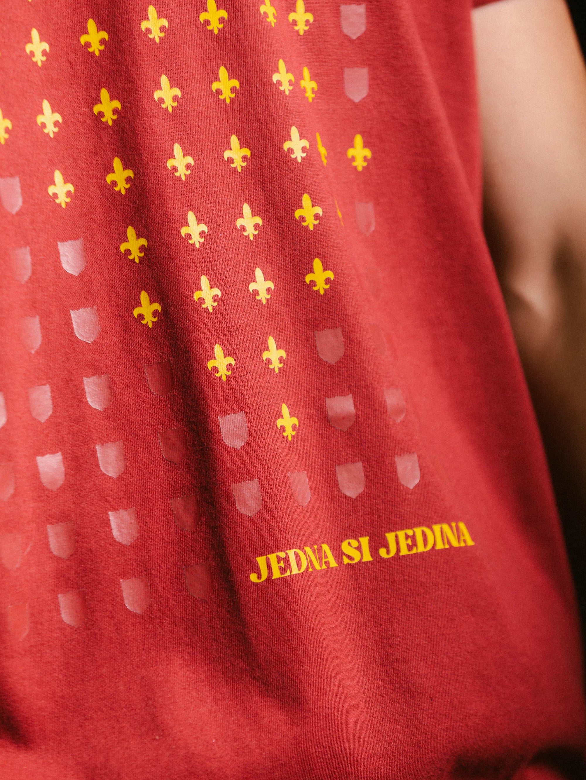 Majica - Jedna si jedina bordo